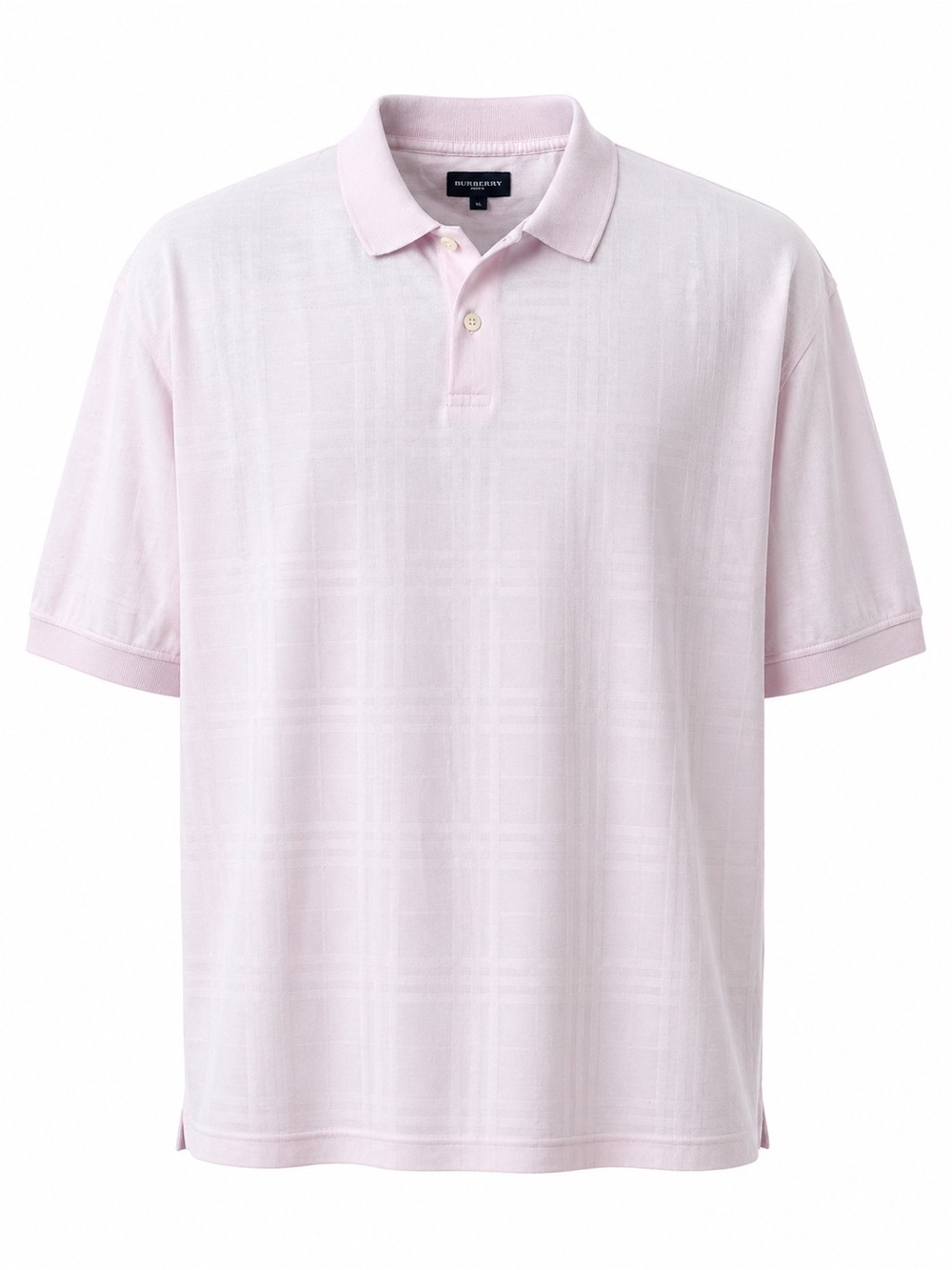 Burberry Light Pink Short-Sleeve Polo Shirt